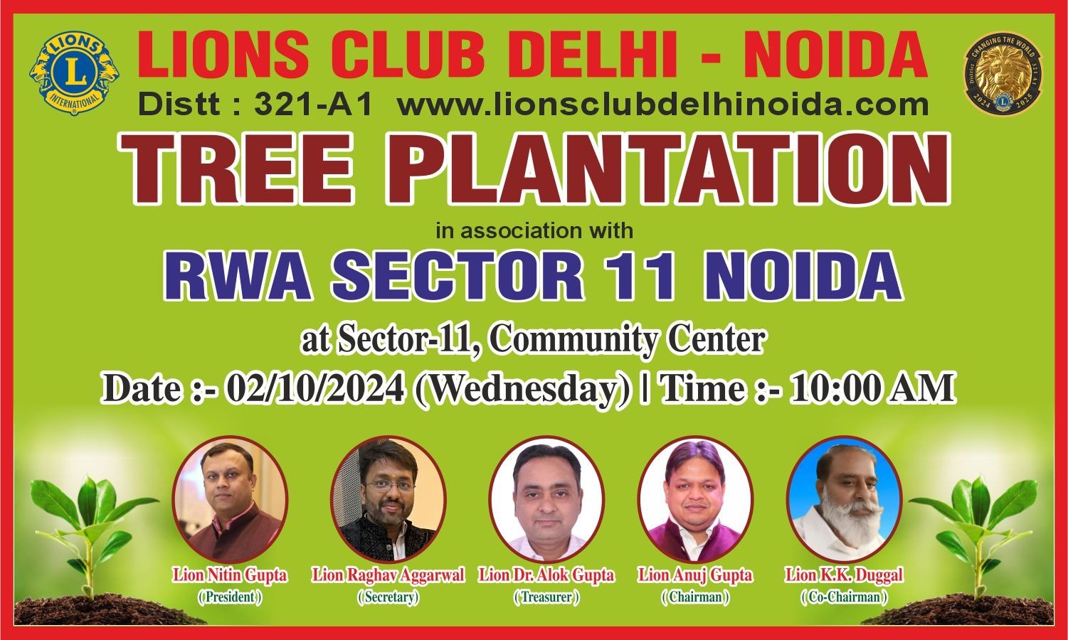 Tree Plantation - Year 2024-2025